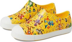 Native Shoes Jefferson Print Sneakers sz 12 Crayon Yellow/Shell White NIB