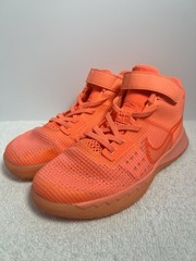 Nike Kyrie Flytrap Orange Mid Top Basketball Sneaker Strap Youth 2.5Y CT5536-800