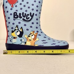 Bluey Bingo Rubber Rain Boots Waterproof Blue Children 13-1 Ground Up – New