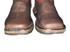 Lil Durango Texas Flag Red White Blue Western Cowboy Boots Youth Kids Sz 8.5