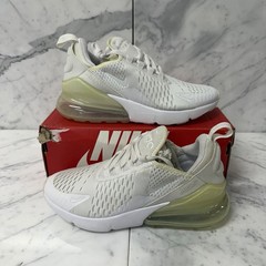 Size 4 (GS) – Nike Air Max 270 Low White Silver – 943345-103