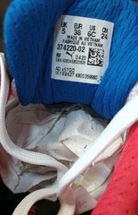 Puma RS-2K Internet Exploring Jr White Lapis Blue Sneakers 374220-02 Size 6C/5Y