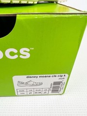 Crocs Disney Moana Classic Clogs Kids Youth Size J3 Ocean Chose You Beach NWT