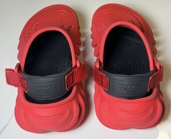 Crocs Echo Clog Varsity Red Unisex Size J 1 Great Preowned Condition