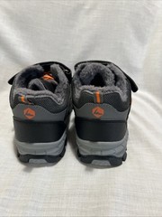 Children Hook & Loop Printed Design Fur Lined Shoes Boy Or Girl Size 35/3