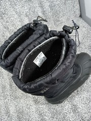 Sorel Cub Wool Lined Insulated Winter Snow Boots Duck Waterproof Size 5 Warm