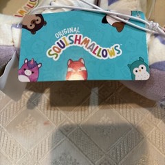 NWT Squishmallows House Slippers Bubba Purple Cow, Unisex 11/12 Kids Boys, Girls