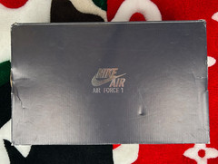 Size 7Y – Nike Air Force 1 Low Just Do It Pack White (GS) *WORN*