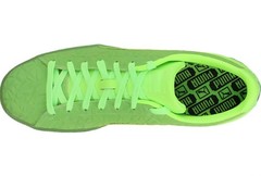 PUMA Suede Triplex Mono JR Green Sneaker Unisex Kids 5.5C 384377 02