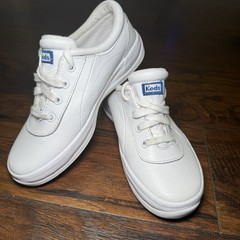 Keds Ritzy 2 White Lace-Up Low Top Sneakers Memory Foam Kids US 1M EU 32.5