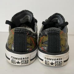 Converse All Star Junior Space UFO Lazer Dinos Dinosaurs Sneakers 665392C Size 1