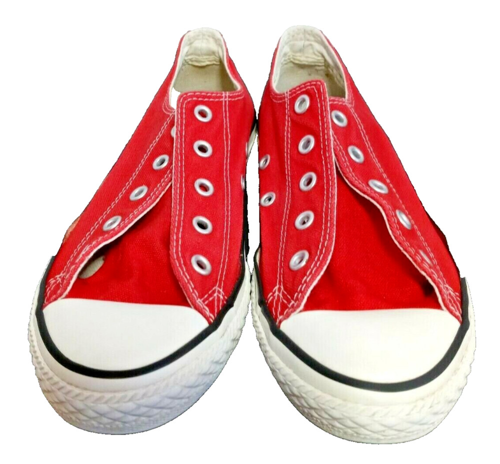 CONVERSE Chuck Taylor All Star Low Top Red Youth Child US 2