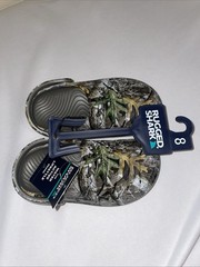 Rugged Shark Kids Camo Clogs Size 8 EVA Waterproof Slip-On Shoes Comfort Outdoor