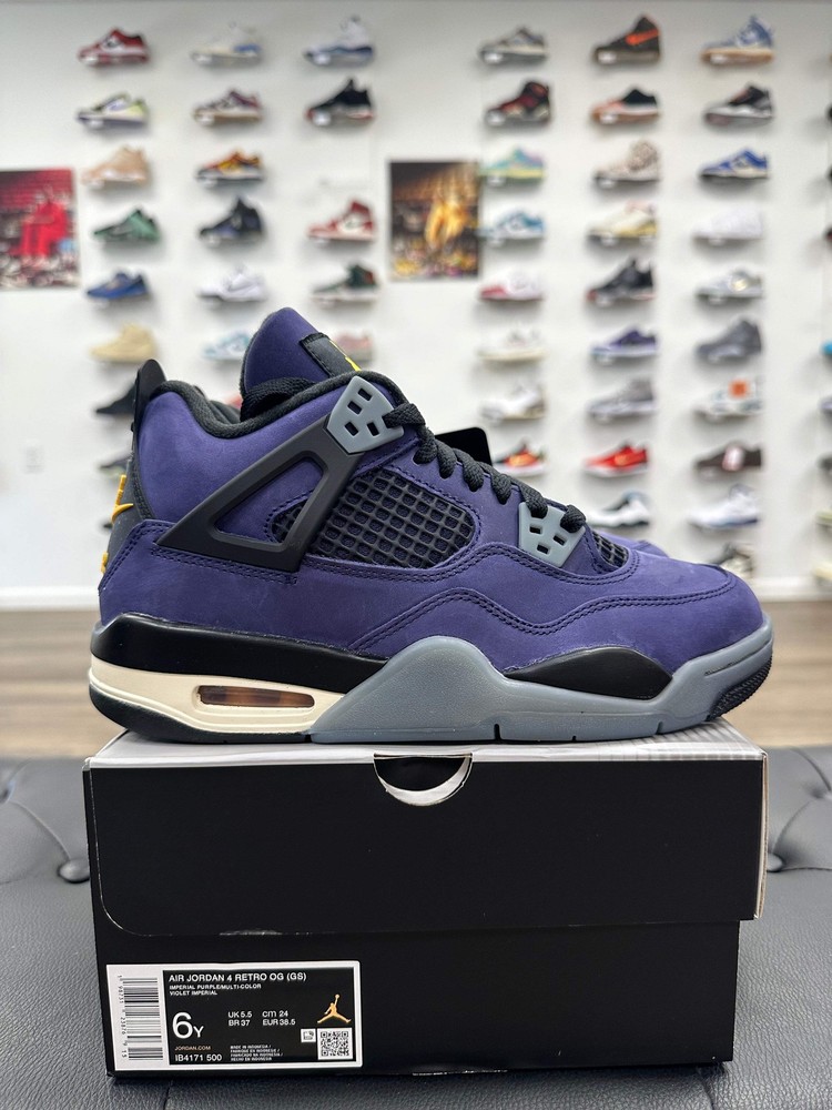 Jordan 4 Retro Lakers (GS) – Size 6