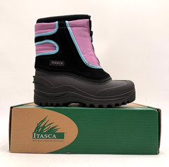 Itasca SNOW BUSTER Kid’s NEW Boots Black/Pink Multiple Sizes