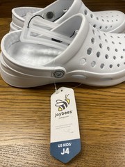 Joybees Kids Active lined Clogs White Size J4