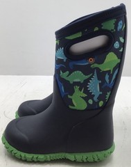 BOGS Unisex Kids Rainboots Dinosaur Navy Marine Size 11 – Waterproof