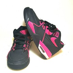 Nike Air Flight 89 Retro 2012 Youth Size 4 Multi Black Fireberry Athletic