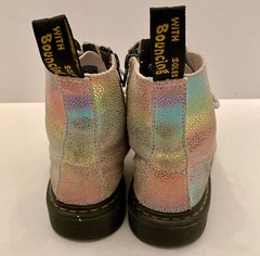 Doc Martens Airwalk Leather Multicolor Combat Boots Lug Pascal J 1460 Kids Sz 2