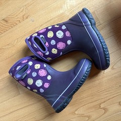 Bogs Kids‘ Classic Snow Boots Sketched Dots Purple Winter Youth Girls Size 1