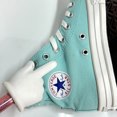 Converse Chuck Taylor Space Hi Top Youth Size 2 All Star Blue Dog Airplane Sky