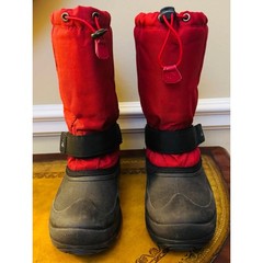 Kamik Rocket Cold Weather Sturdy Winter Snow Waterproof Red Canada Youth Boots 5