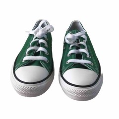 CONVERSE ALL STAR Amazon Green Canvas Low Top Sneakers Youth Size 2 – 20.5 CM