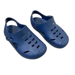 Okabashi Carter Sandal Navy Kids size 7 Slip on Clog Style Summer Outdoor