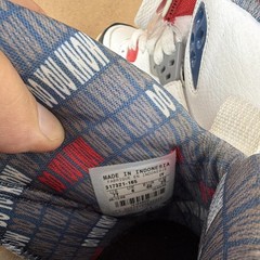Jordan Spizike 2009 (GS) Kids US 7Y White/Red/Blue High Top Leather 317321-165