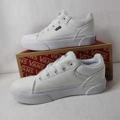 VANS – Seldan Platform – Size 4 Youth – White