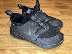Nike Flex Runner AT4665-003 Black Toddler Sneakers size 9C