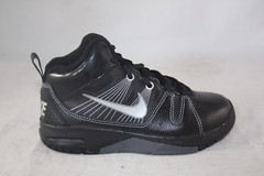 YOUTH NIKE FLIGHT JAB STEM (PS) 525304-001 BLACK/METALLIC SILVER-MTTL DARK GREY