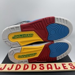 Nike Air Jordan Spizike Low SE Neutral Grey Varsity Maize IM7423-004 GS Sz 6Y