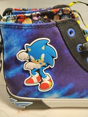 Sonic Hedgehog Sneakers High Top Sega Ground Up -Size 4 – BRAND NEW