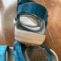 KEEN Elle 8 Blackstrap Sandals Washable Footwear Blue Tie Dye Adjust Hook & Loop