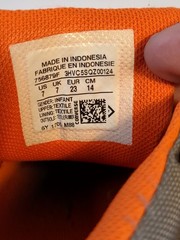 Converse Chuck Taylor Slip-Ons Kid’s Toddler Size 7 Shoes Orange Grey Mid
