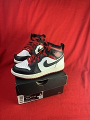 JORDAN 1 MID White Gym Red-Black (DQ8424 106) Little Kid’s 11c uk 10.5 w box