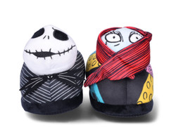Nightmare Before Christmas Slippers Plush Boys Girls 11 12 13 1 2 3 4 5 Kid Size