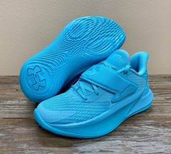 Under Armour Curry Fox 1 GS Blue Basketball Shoes 6007007-400 Size 4.5Y
