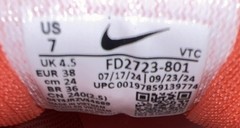 Nike Air Zoom Pegasus 41 Magic Ember Athletic Running Shoes FN5041-800 GS Size 7