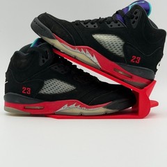 Jordan 5 Retro Top 3 Black Fire Red Grape CZ2989-001 4Y 5.5W