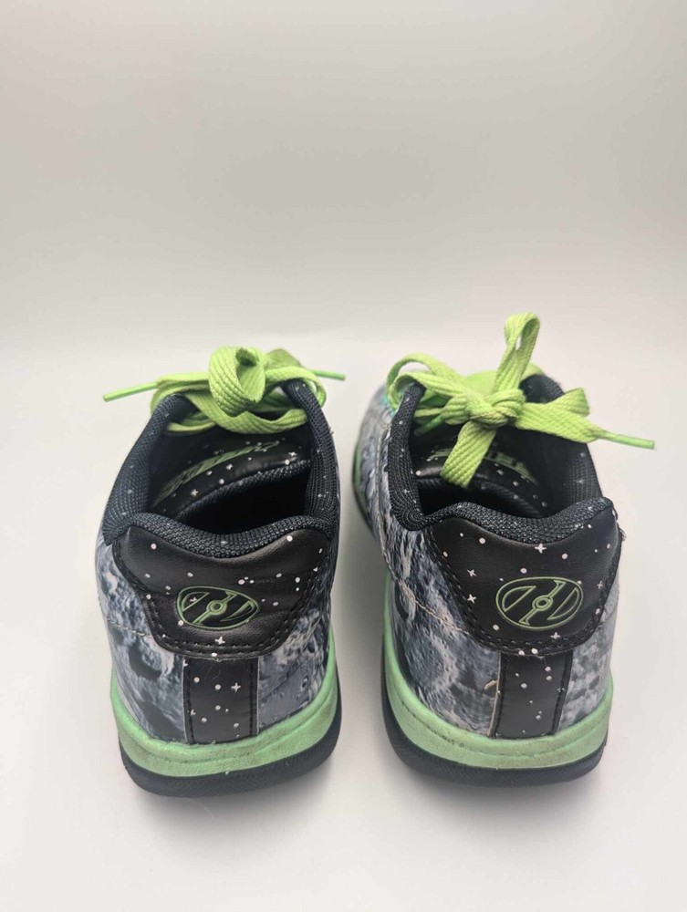 HEELYS Racer 20 Mint Moon Wheeled Heel shoes Kids Size 2 with wheels