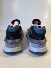 New Balance Kids, GS997JCF, Size 7, White/Grey/Black/Fuchsia/Green, Big Kids