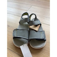 See Kai Run Basics Logan Gray Lime Water Friendly Sandals Kids Size 11 boys easy