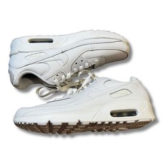 Nike Air Max 90 – Triple White, Unisex Youth 7Y, NWOT