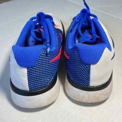 Nike Tanjun Racer WHT/ROYAL/HYPER RED Youth 5 sporty GUC