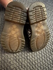 Dr. Martens Kid 1460 Boots, Union Jack, Toddler Sz 7 US, Side Zip, Lace Up