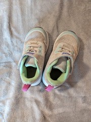 Nike Star Runner Kids Hook & Loop Sneakers US 7 Gray Blue Pink Running 0022