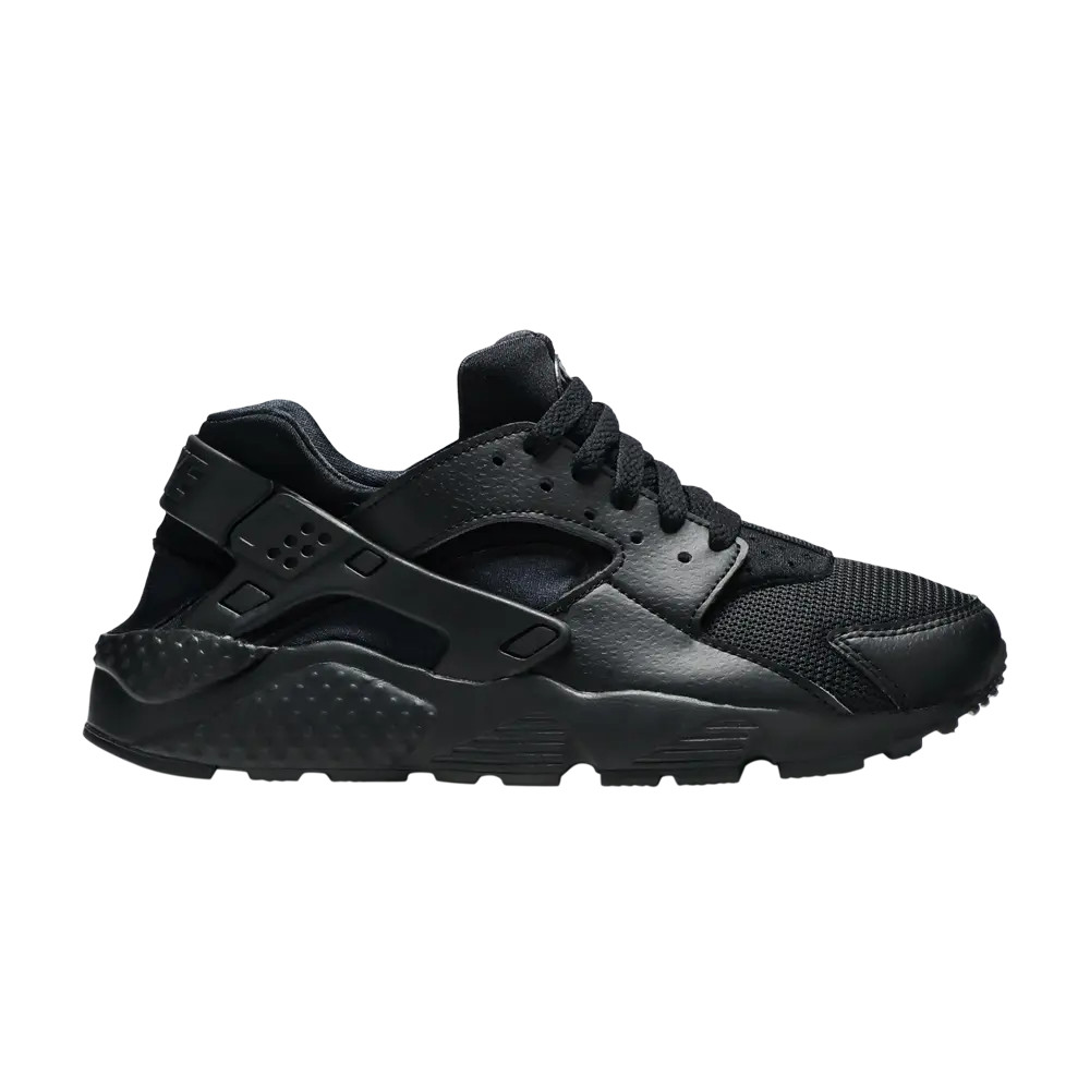 Nike Huarache Run Grade School Triple Black 654275-016 Available Now
