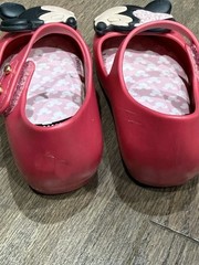 Mini Melissa Disney Mickey Minnie Pink Mary Jane Flats Baby Girl US size 6